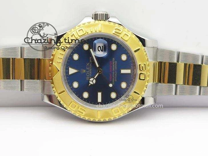 Yacht-Master Edition 116622 SS Bracelet YG Blue Best Dial JF A2836 On 0115